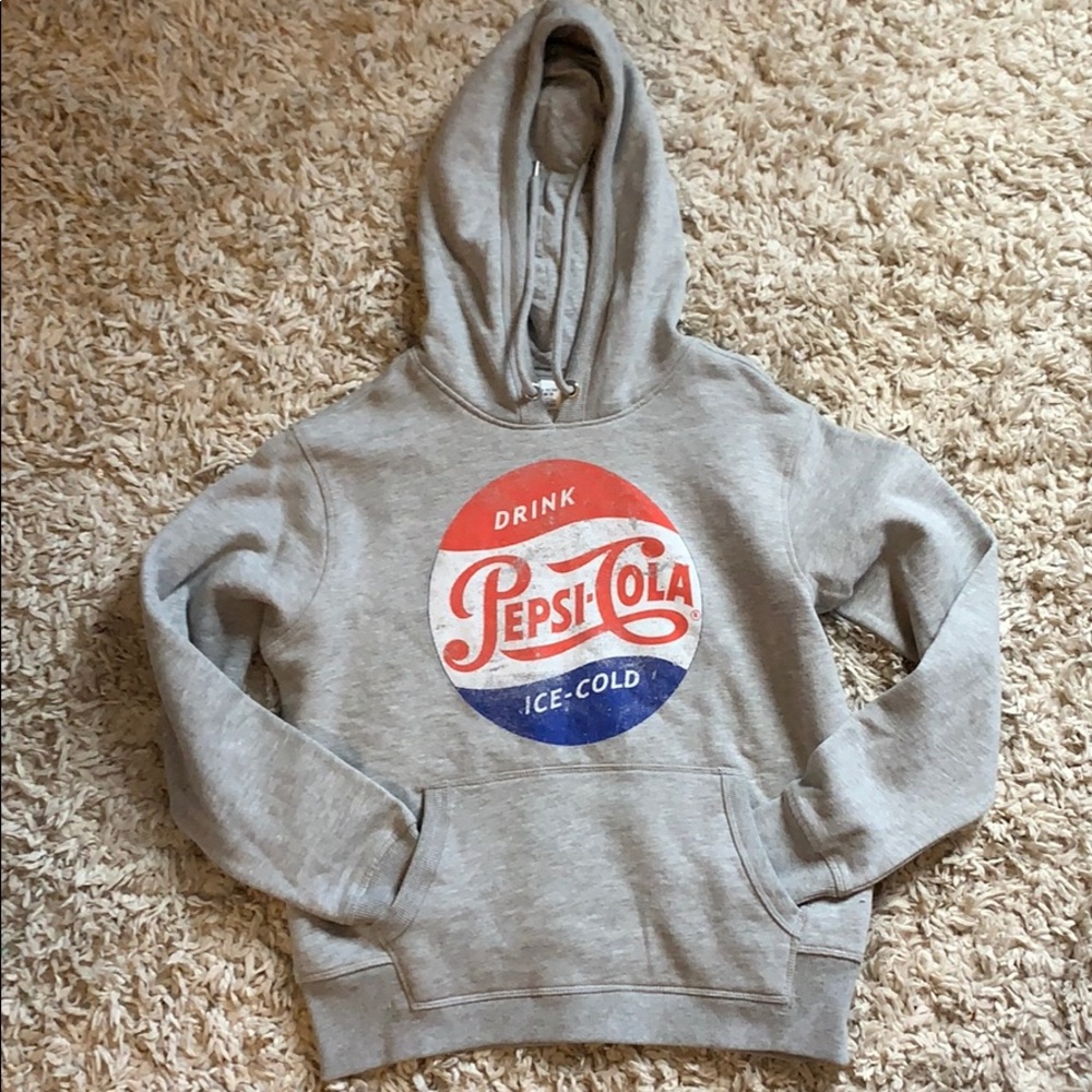 H&M Pepsi grey hoodie size small